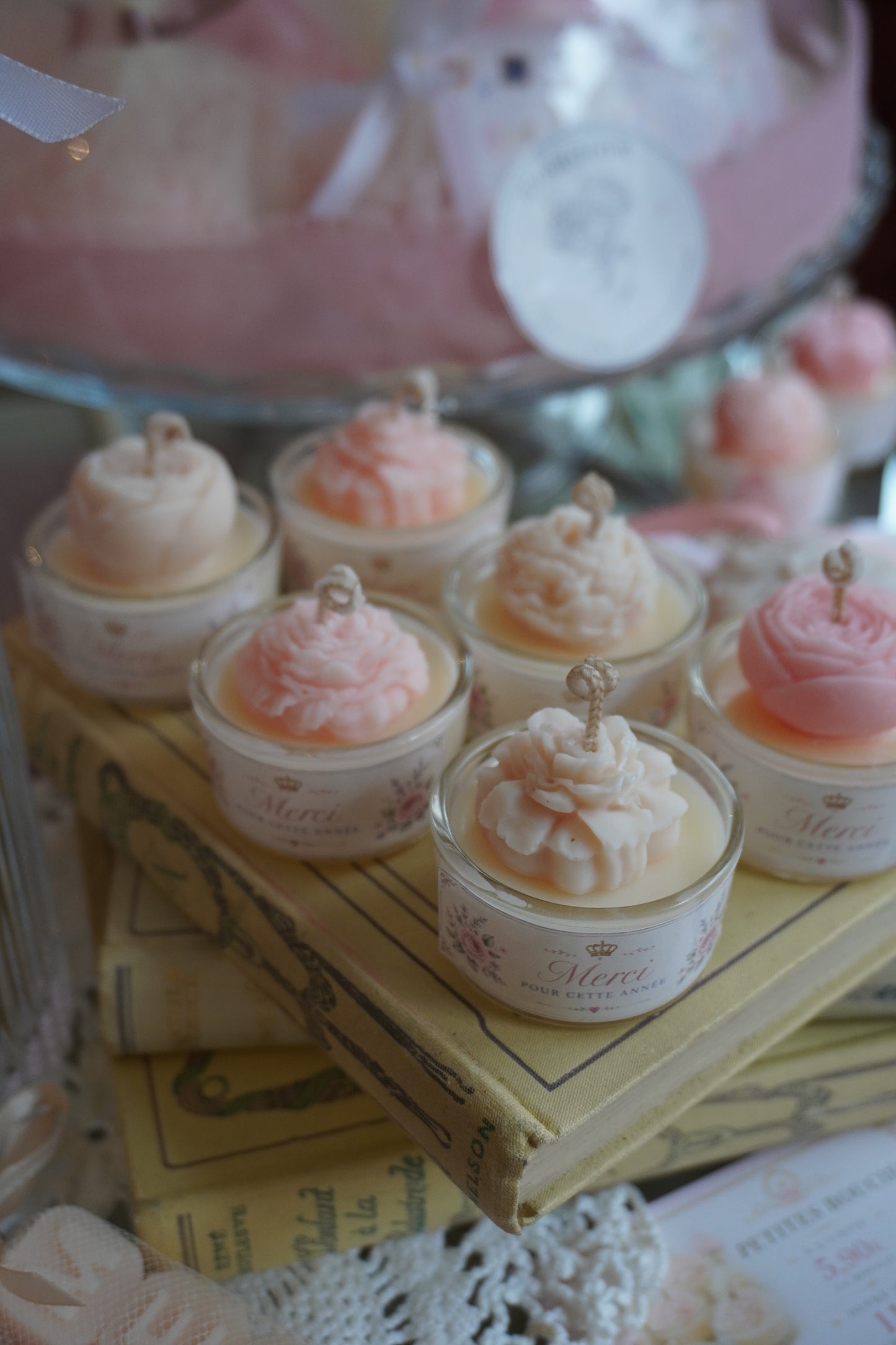 Mini bougie "Merci pour cette année"