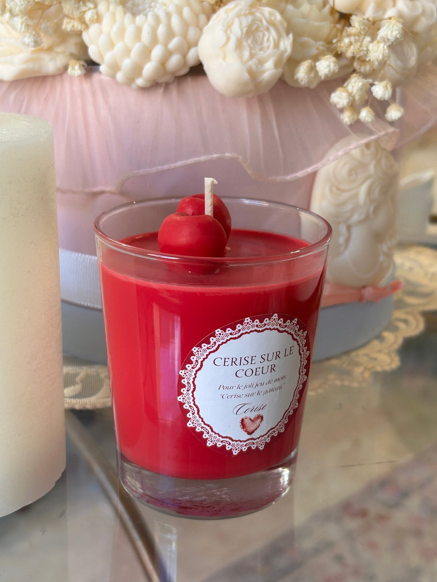 Cerise sur le coeur