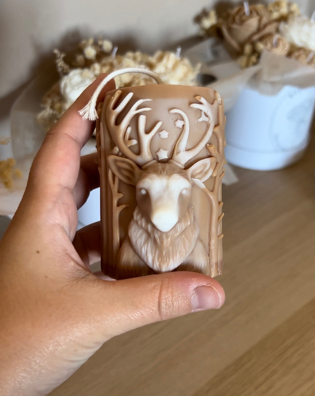Cerf Enneigé