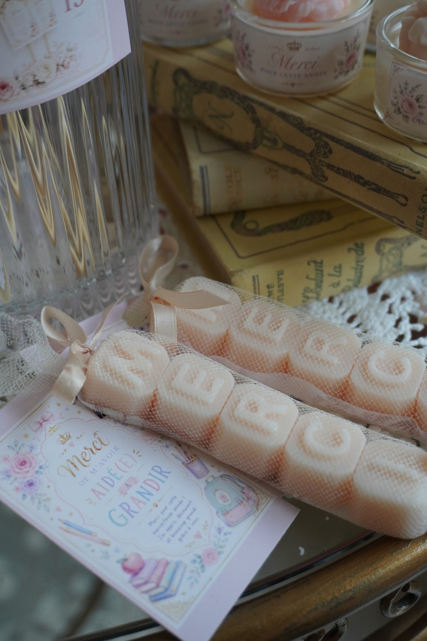 Fondants parfumés « MERCI »