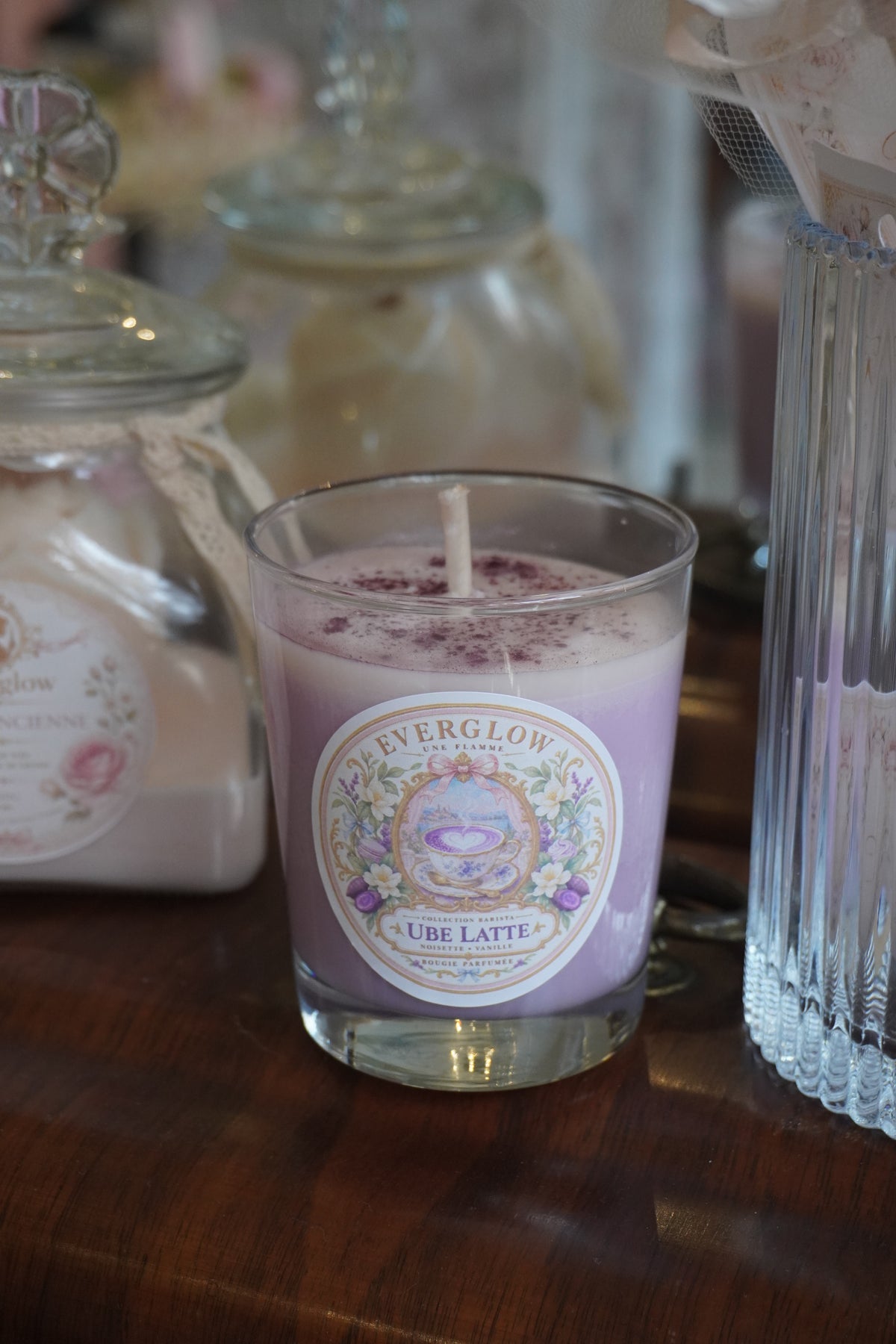 Ube latte