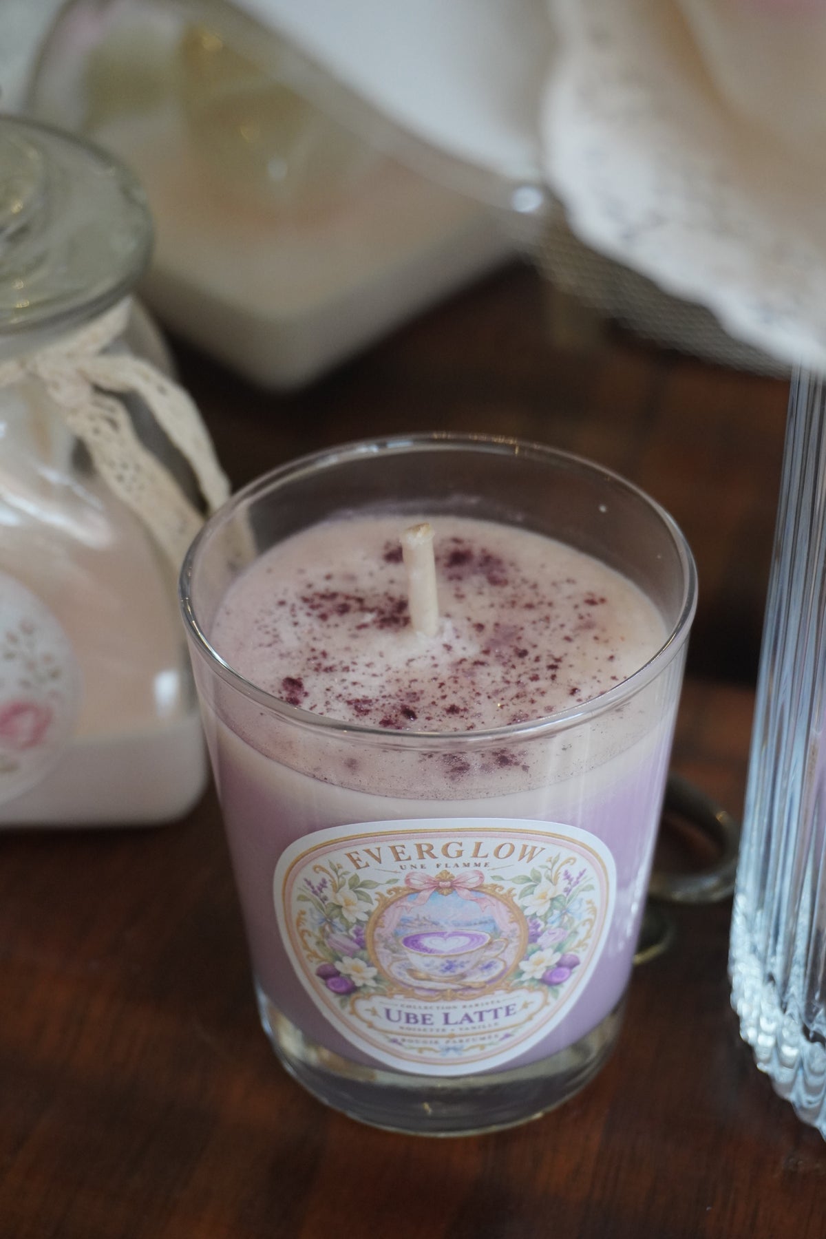 Ube latte